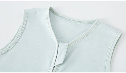100% Cotton Sleeveless Baby Sleep Sack for Summer - 0-24 Months