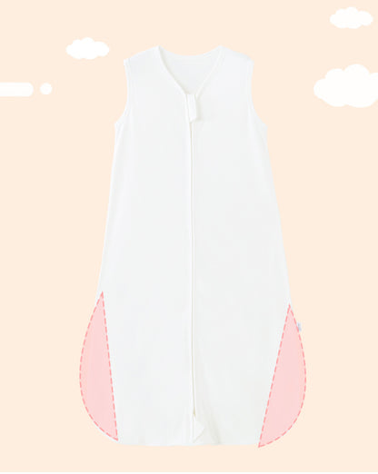 100% Cotton Sleeveless Baby Sleep Sack for Summer - 0-24 Months