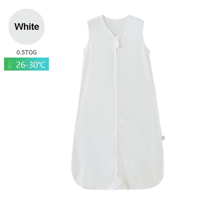 100% Cotton Sleeveless Baby Sleep Sack for Summer - 0-24 Months