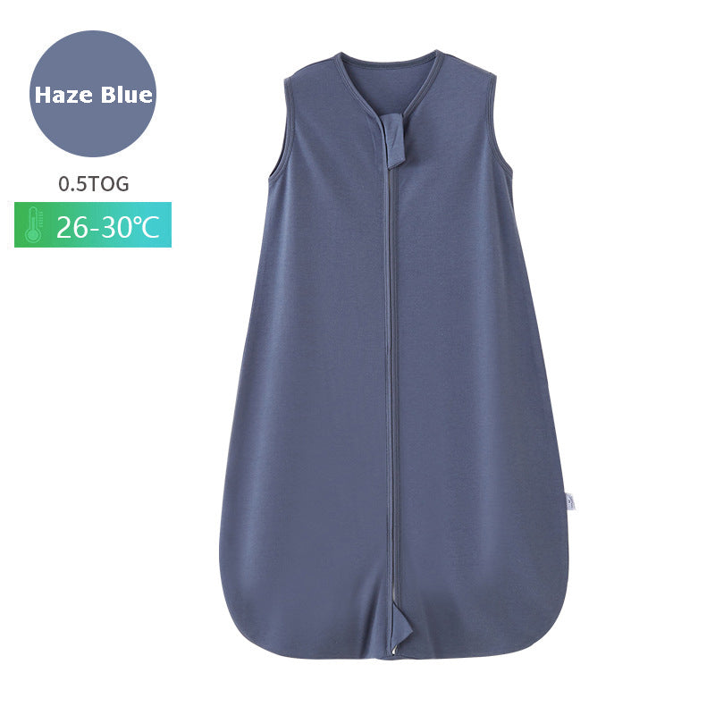 100% Cotton Sleeveless Baby Sleep Sack for Summer - 0-24 Months