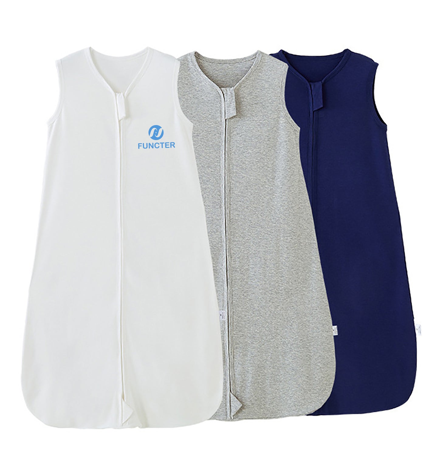 50% Cotton and 50% Bamboo Sleeveless Baby Sleep Sack for Summer - 0-24 Months