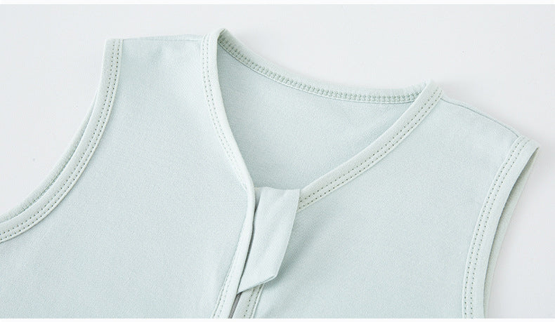 50% Cotton and 50% Bamboo Sleeveless Baby Sleep Sack for Summer - 0-24 Months