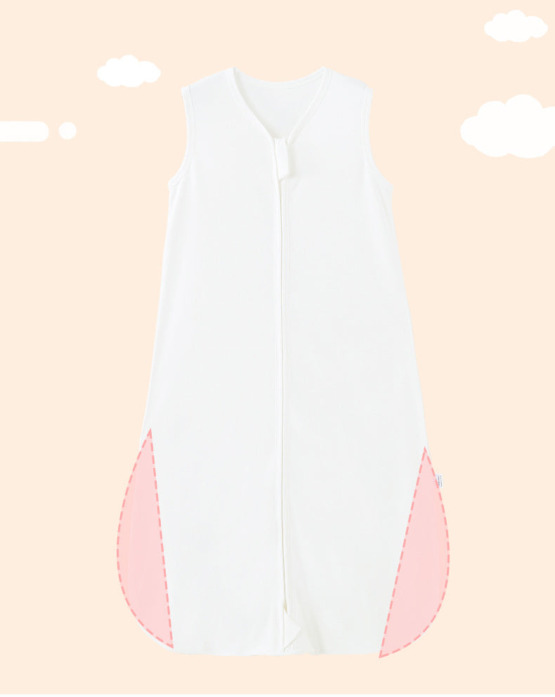 50% Cotton and 50% Bamboo Sleeveless Baby Sleep Sack for Summer - 0-24 Months