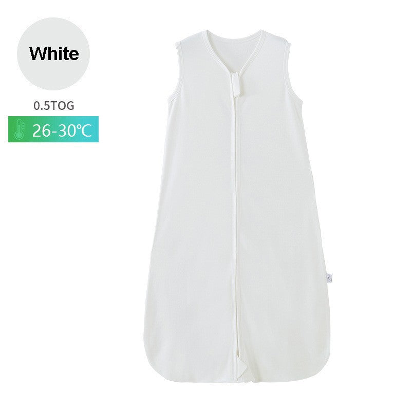 50% Cotton and 50% Bamboo Sleeveless Baby Sleep Sack for Summer - 0-24 Months