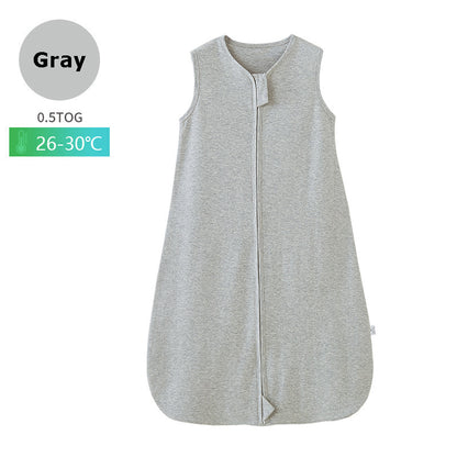 50% Cotton and 50% Bamboo Sleeveless Baby Sleep Sack for Summer - 0-24 Months