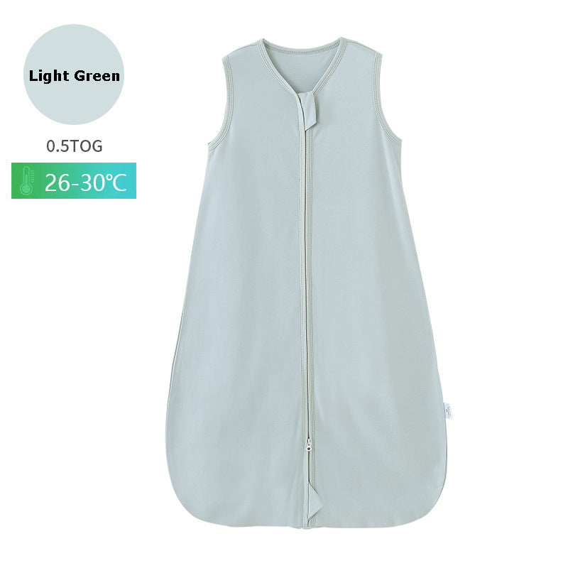 50% Cotton and 50% Bamboo Sleeveless Baby Sleep Sack for Summer - 0-24 Months