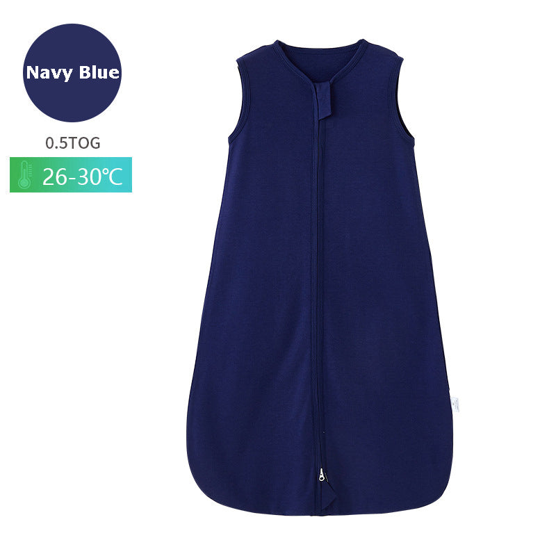 50% Cotton and 50% Bamboo Sleeveless Baby Sleep Sack for Summer - 0-24 Months