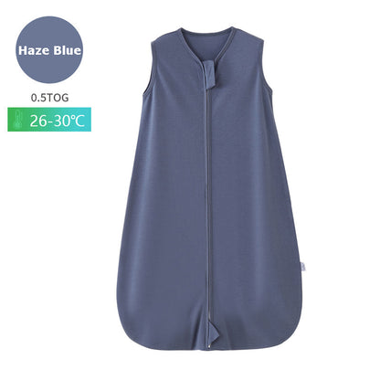 50% Cotton and 50% Bamboo Sleeveless Baby Sleep Sack for Summer - 0-24 Months