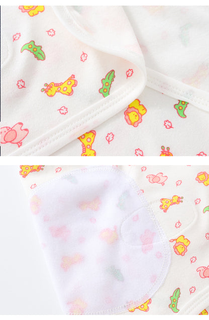 100% Cotton Baby Swaddle Wrap Baby Sleep Sack Newborn Swaddling Blanket - 0-12 Months