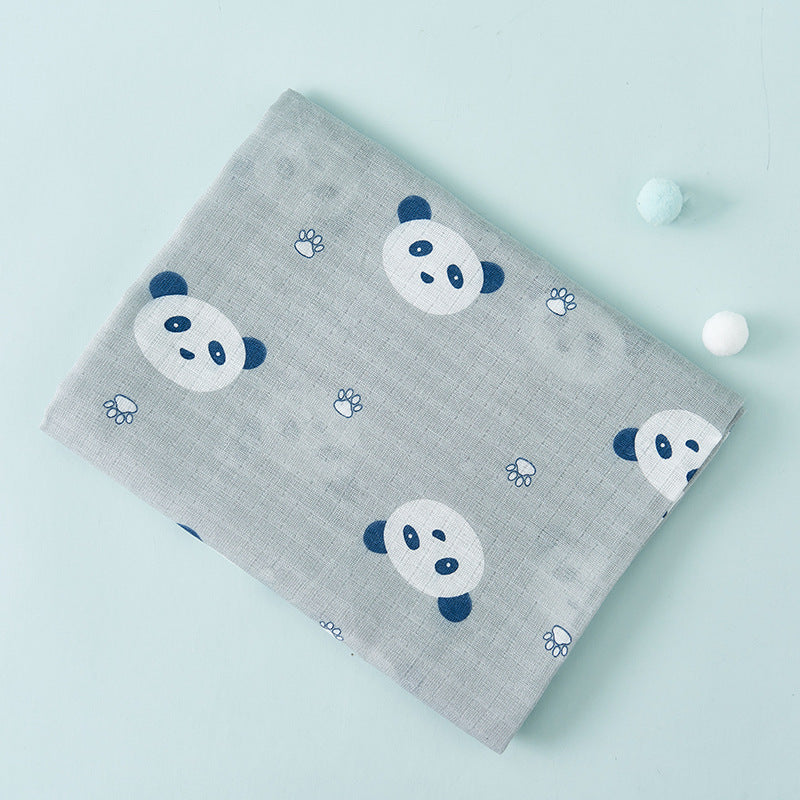 Full Color Four-layer Muslin Baby Swaddle Blanket for Newborns