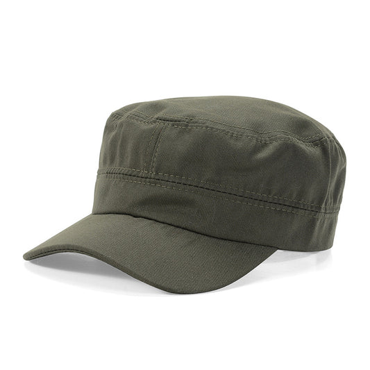 Army Cap Military Hat for Men Women Adjustable Cotton Flat Top