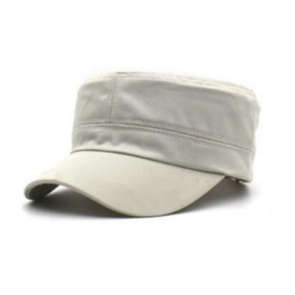 Army Cap Military Hat for Men Women Adjustable Cotton Flat Top