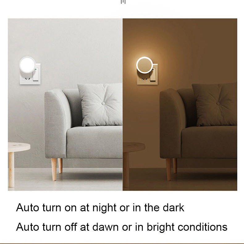 Auto On/Off Plug-in Night Light Dusk to Dawn Sensor Nightlight
