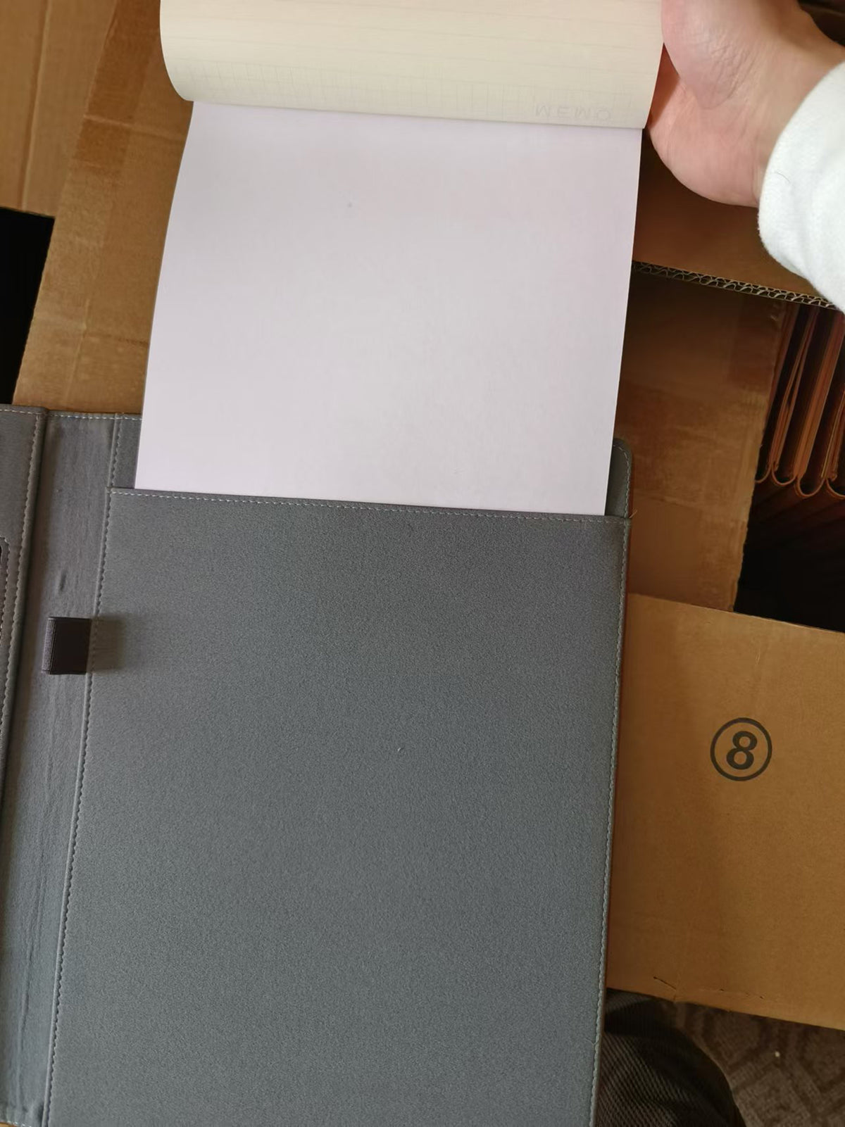 Multi-Functional A4 PU Leather Folder