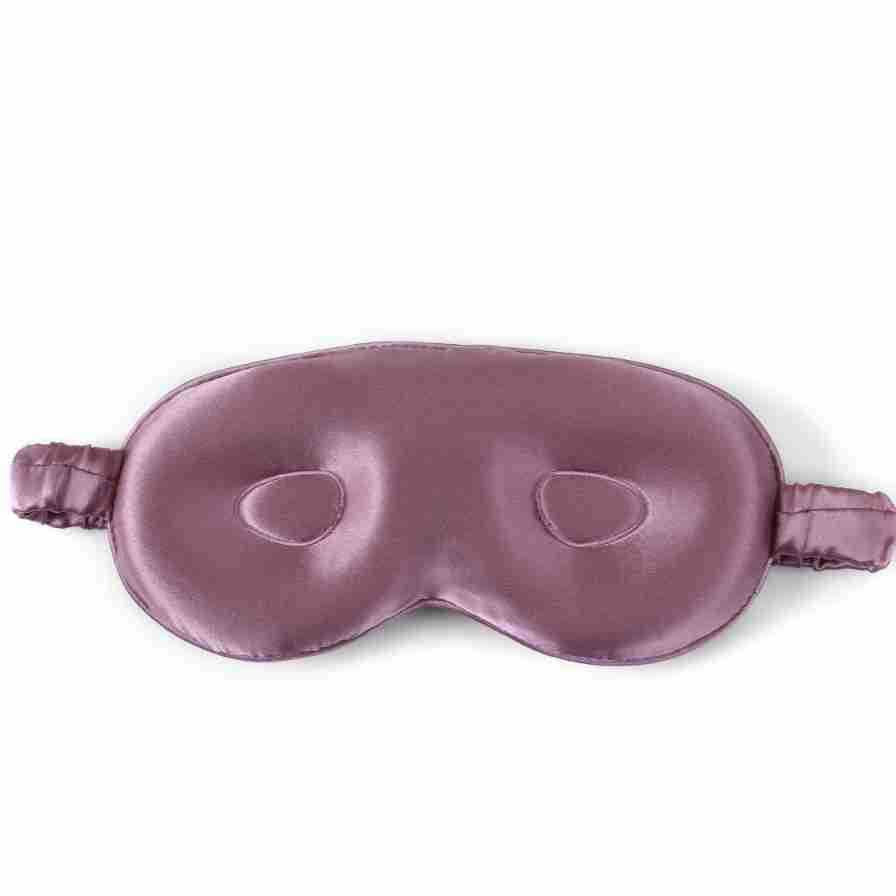 3D Silk Eye Mask W/ Elastic Straps