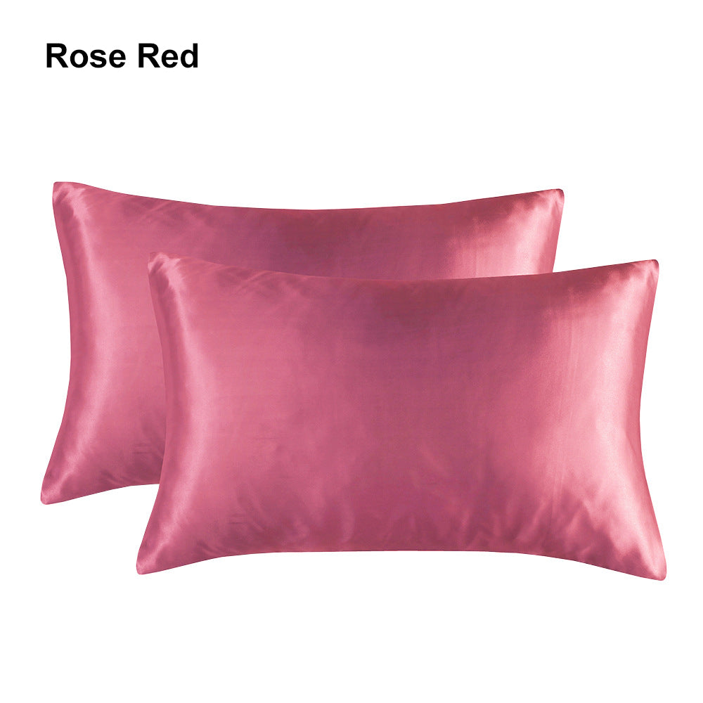 20 x 26" Premium Square Satin Silk Throw Pillowcase - Envelope Closure