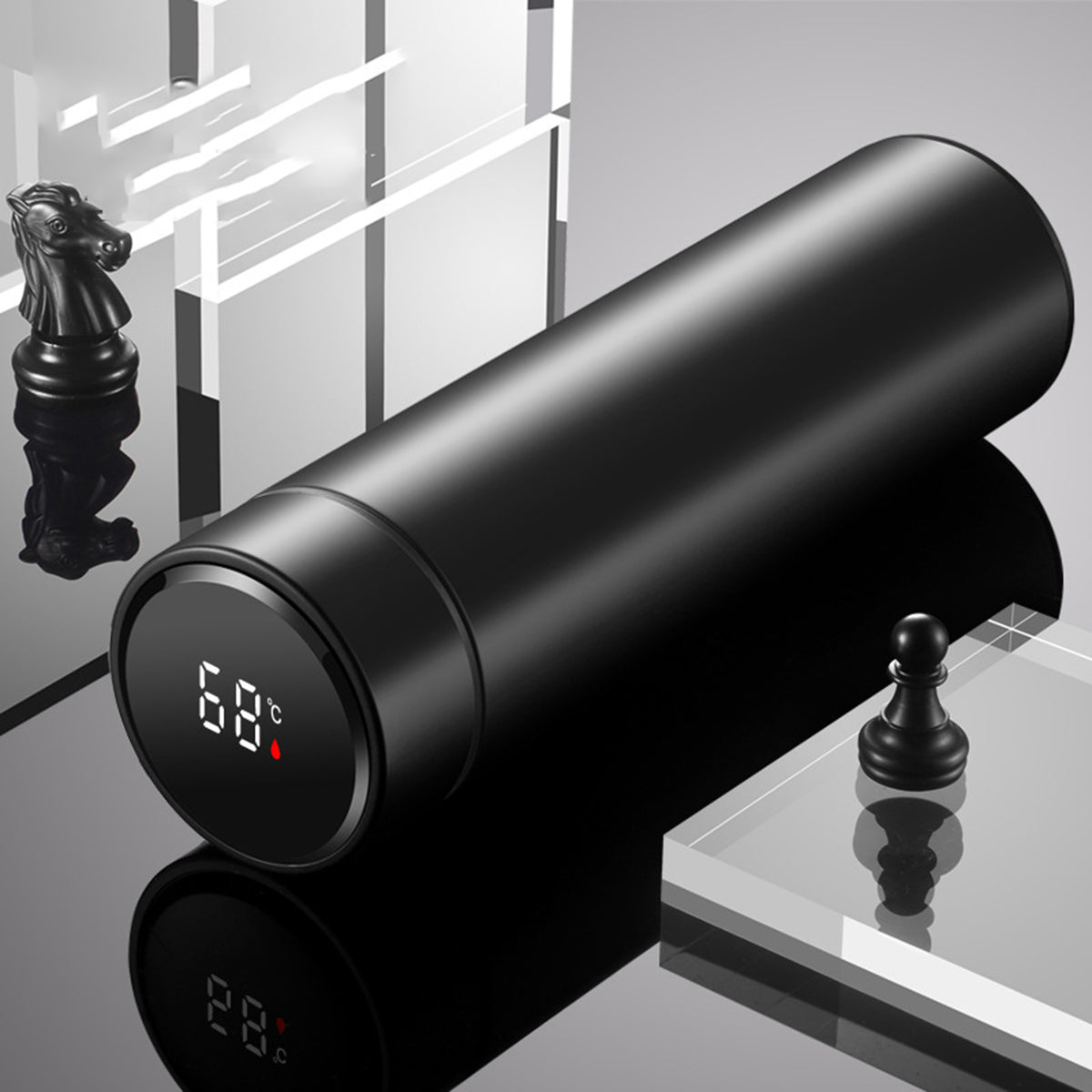 Smart Water Bottles with Digital Temperature Display Coffee Tea Infuser Bottle LED Thermal Cup