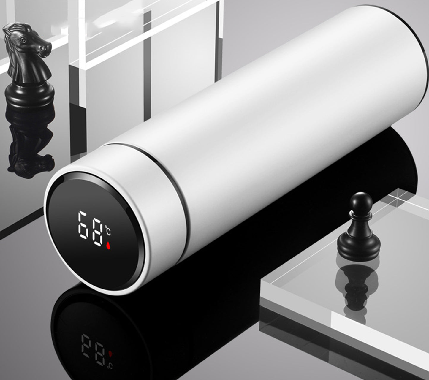 Smart Water Bottles with Digital Temperature Display Coffee Tea Infuser Bottle LED Thermal Cup