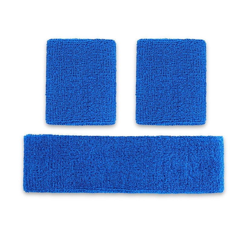 Sports Anti Sweat Wristband & Headband Set