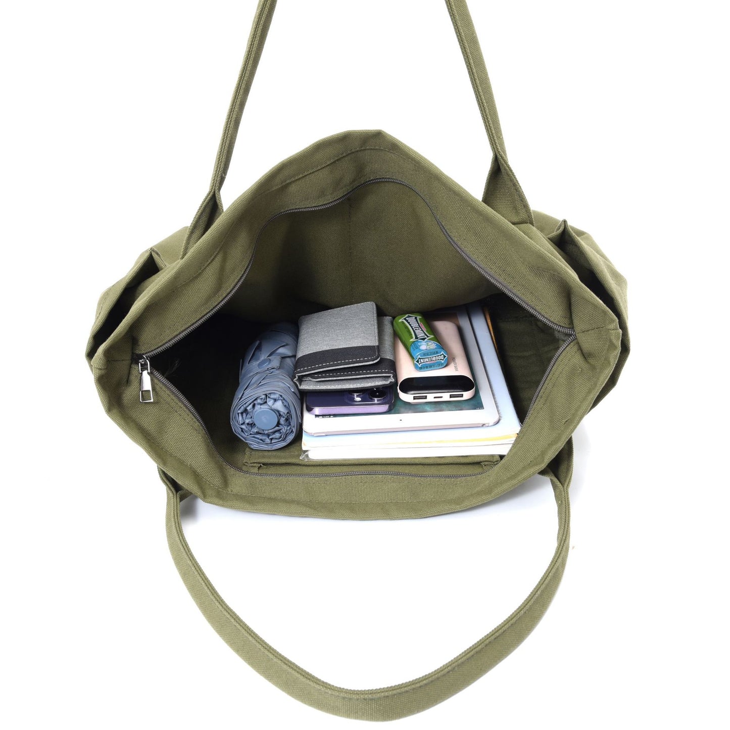 Heavy Duty 16 Oz. Cotton Canvas Boat Tote Bag