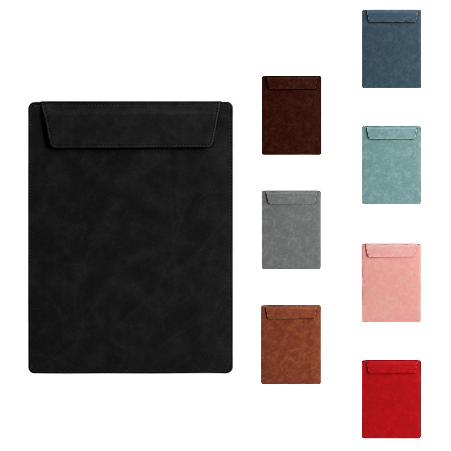 Leather Magnetic A4 Document Folder With Magnetic Closure