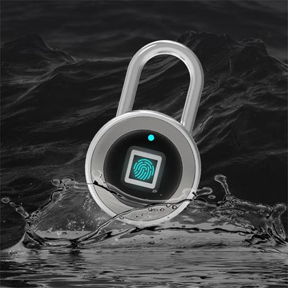Smart Fingerprint Lock Water Resistant Fingerprint Padlock