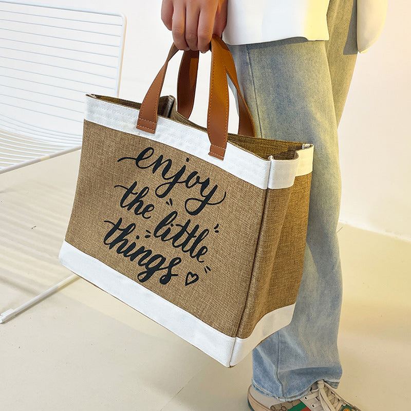 Burlap/Canvas Tote Bags