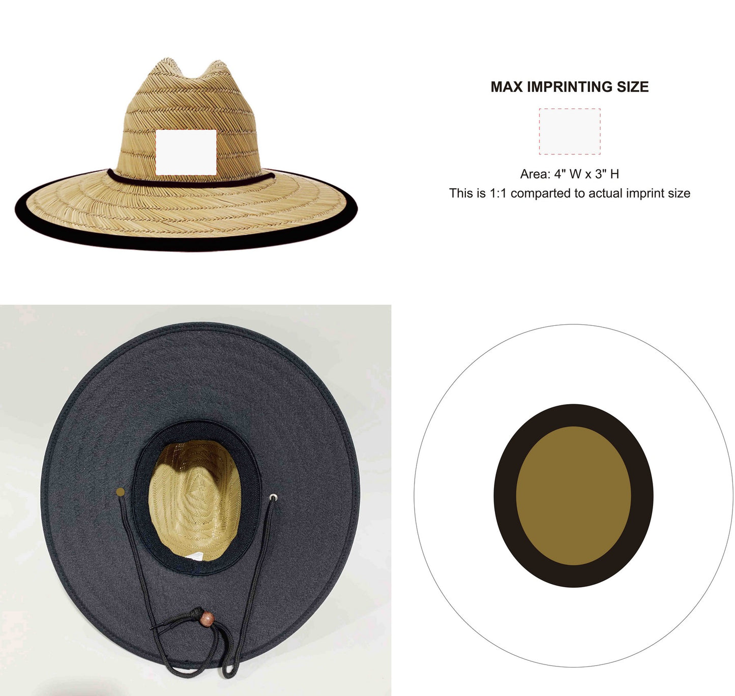 Straw Wide Brim Hat