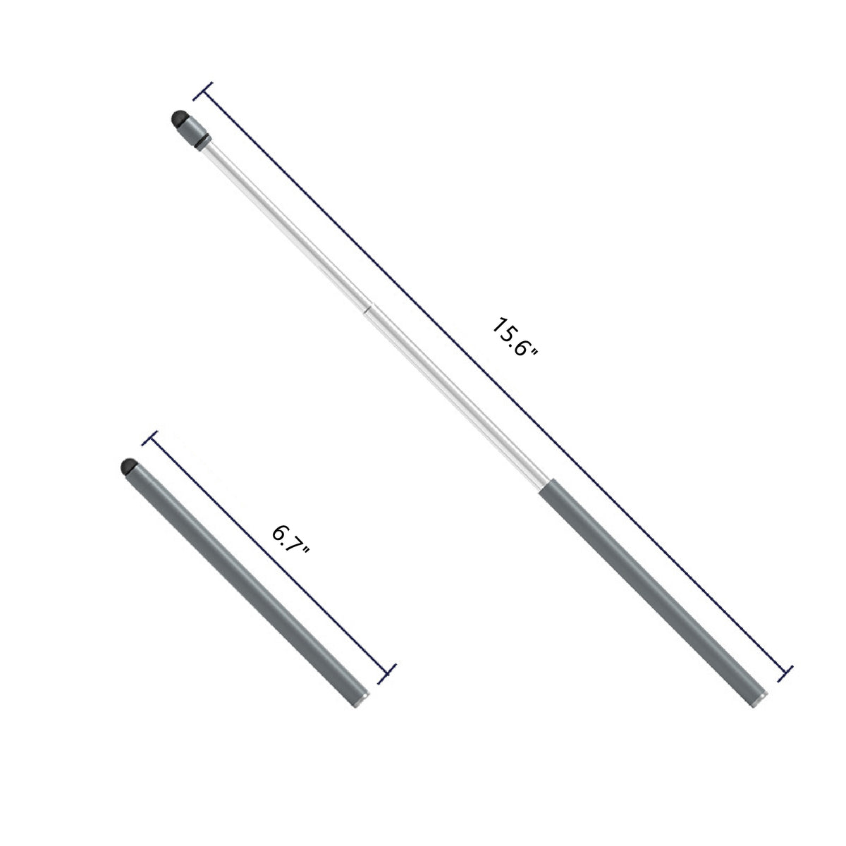 Retractable Touch Screen Pen Stylus Teacher Pointer Stick Pen Handheld Presentation Whiteboard Point