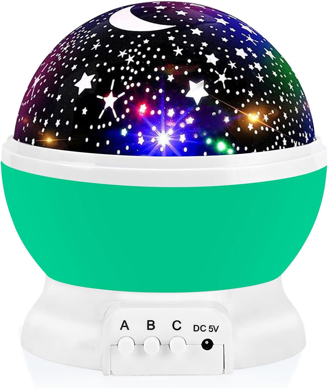 Star Moon Night Light Projector Dome Night Light Lamp For Kids