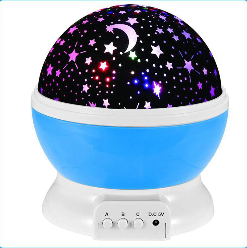 Star Moon Night Light Projector Dome Night Light Lamp For Kids