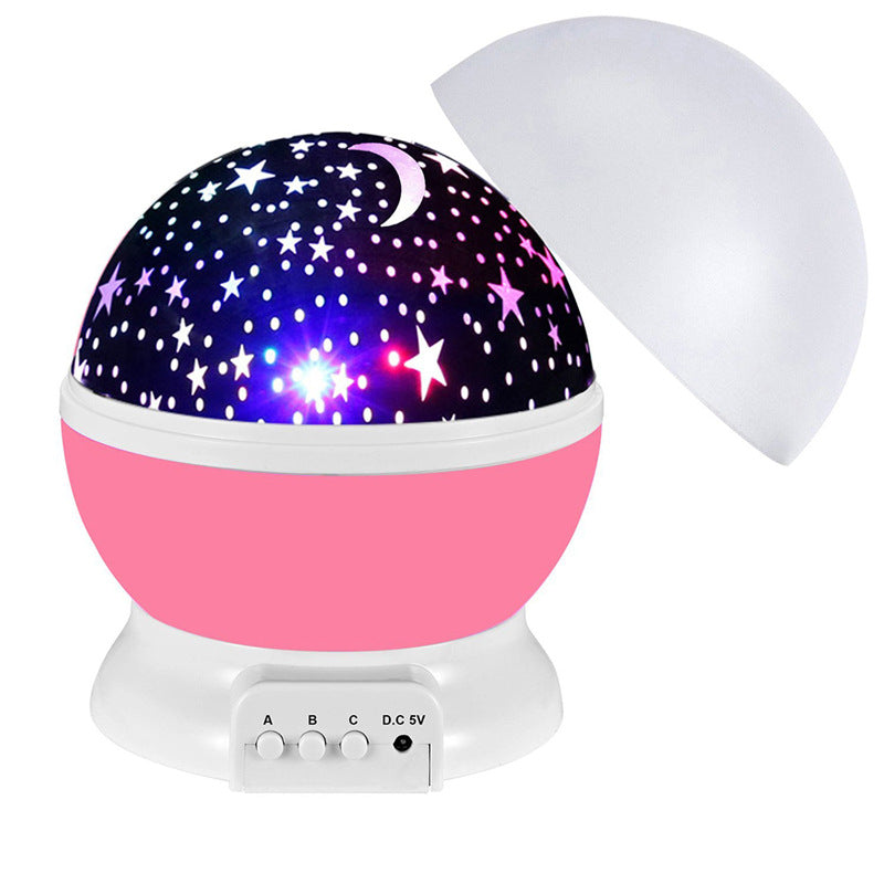 Star Moon Night Light Projector Dome Night Light Lamp For Kids
