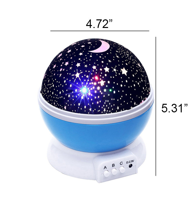 Star Moon Night Light Projector Dome Night Light Lamp For Kids