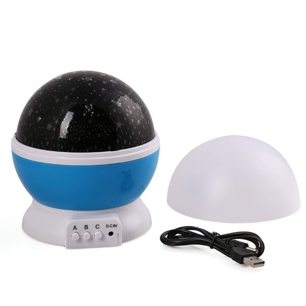 Star Moon Night Light Projector Dome Night Light Lamp For Kids