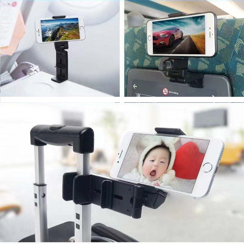 360 Degree Rotating Desk Phone Clamp Foldable Phone Stand Portable Phone Holder Mini Vlogging Holder