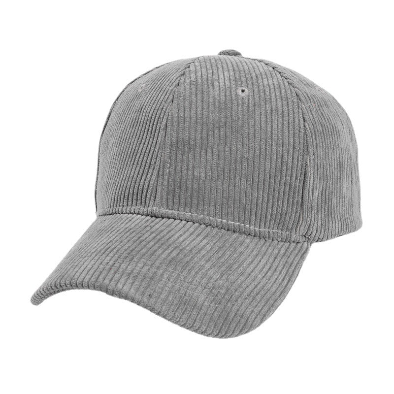 6-Panel Corduroy Baseball Cap For Men And Women