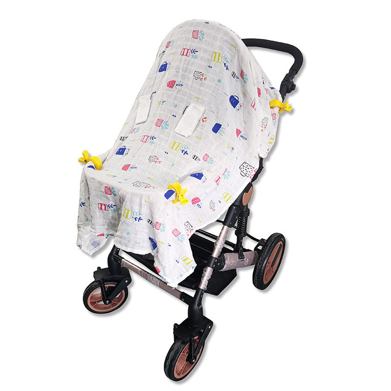 Full Color Imprint Baby Car Seat Cover Baby Stroller Canopy