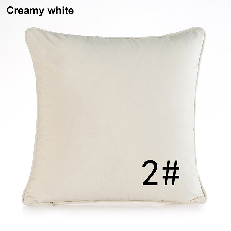 17.7 x 17.7" Premium Square Dutch Velvet Throw Pillowcase With Hidden Zipper