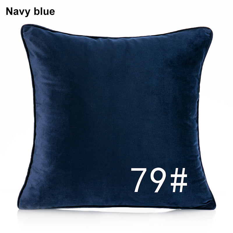 17.7 x 17.7" Premium Square Dutch Velvet Throw Pillowcase With Hidden Zipper