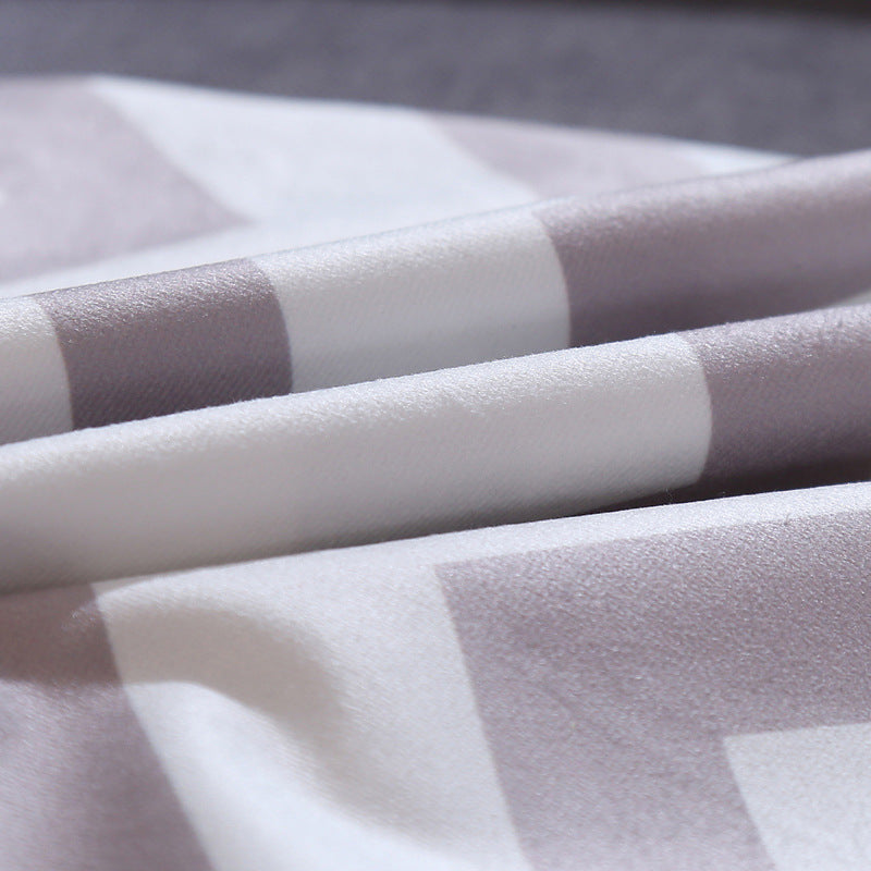 Full Printed 11.8 x 19.7" Premium Square Polyester Short Plush Throw Pillowcase W/Hidden Zipper