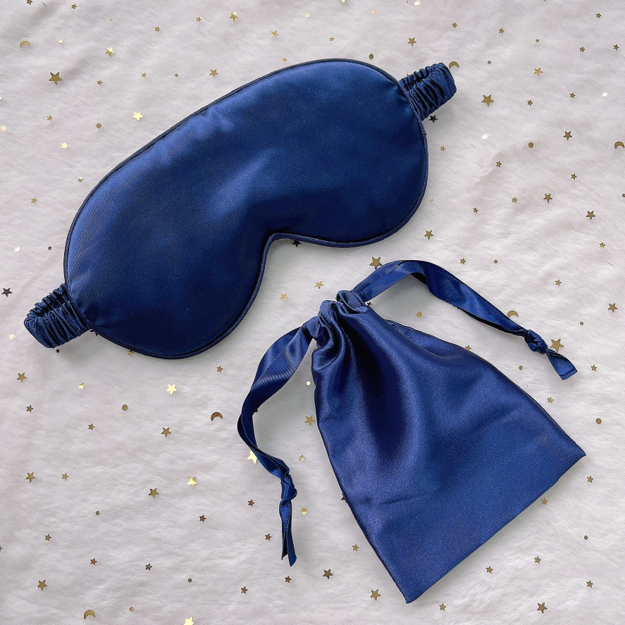 Satin Silk Eye Mask With Satin Bags