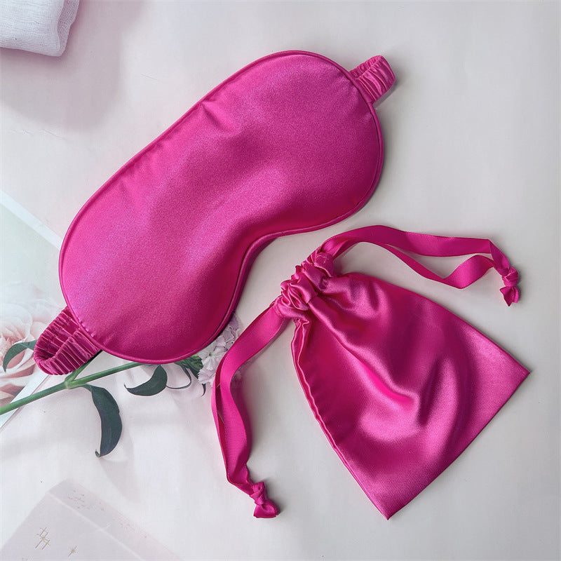 Satin Silk Eye Mask With Satin Bags