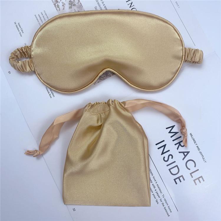 Satin Silk Eye Mask With Satin Bags