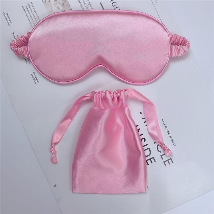 Satin Silk Eye Mask With Satin Bags