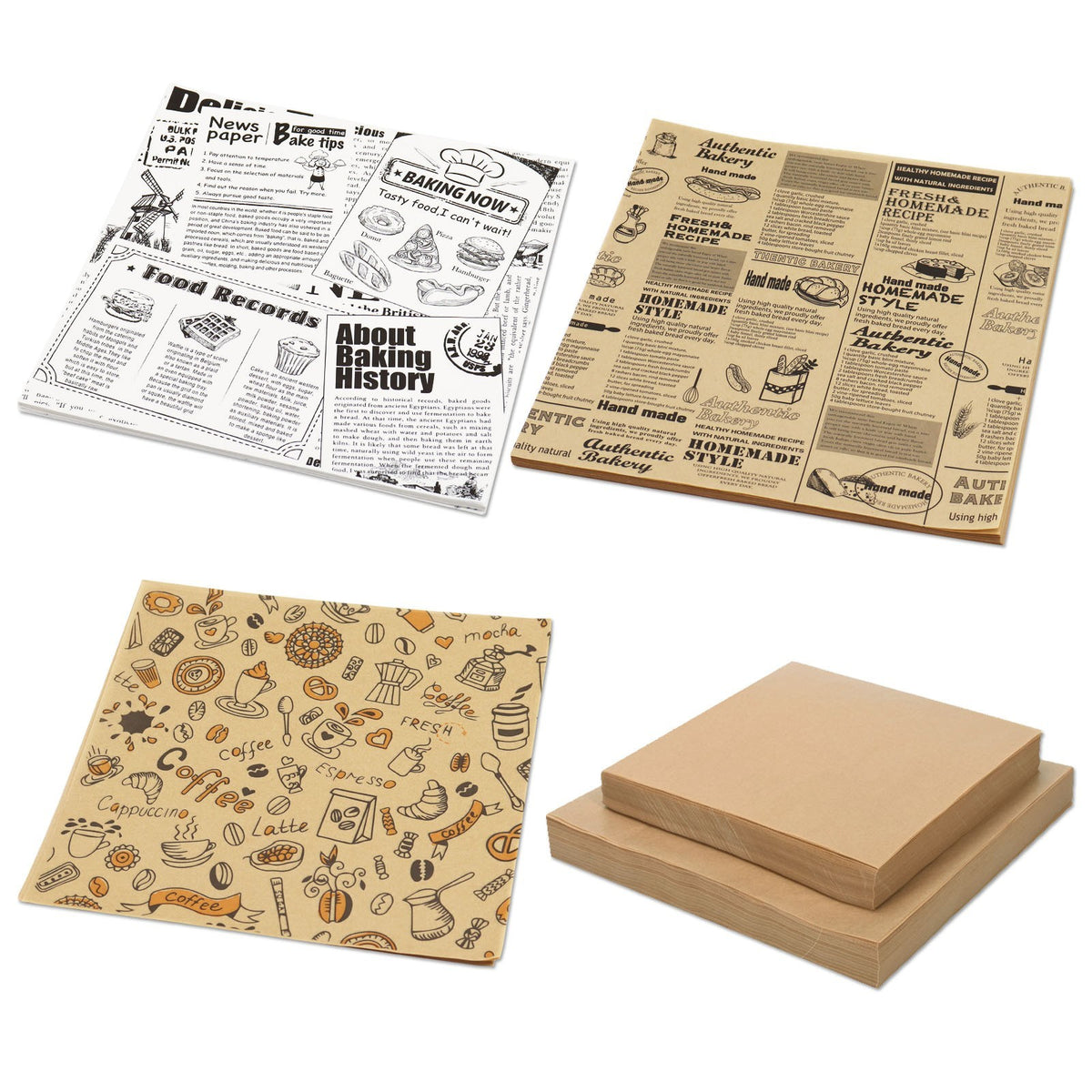 17" x 25" Greaseproof Paper Food Sheets