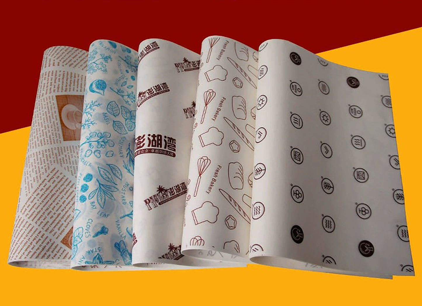 9" x 12" Greaseproof Paper Food Sheets