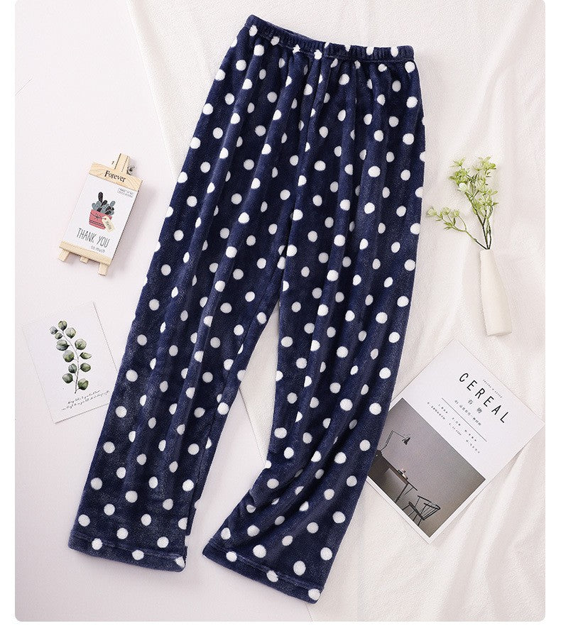Full Custom Men's Flannel Pajamas Pants Cartoon Family Christmas Pajama Pants Kawaii Pajama Pants