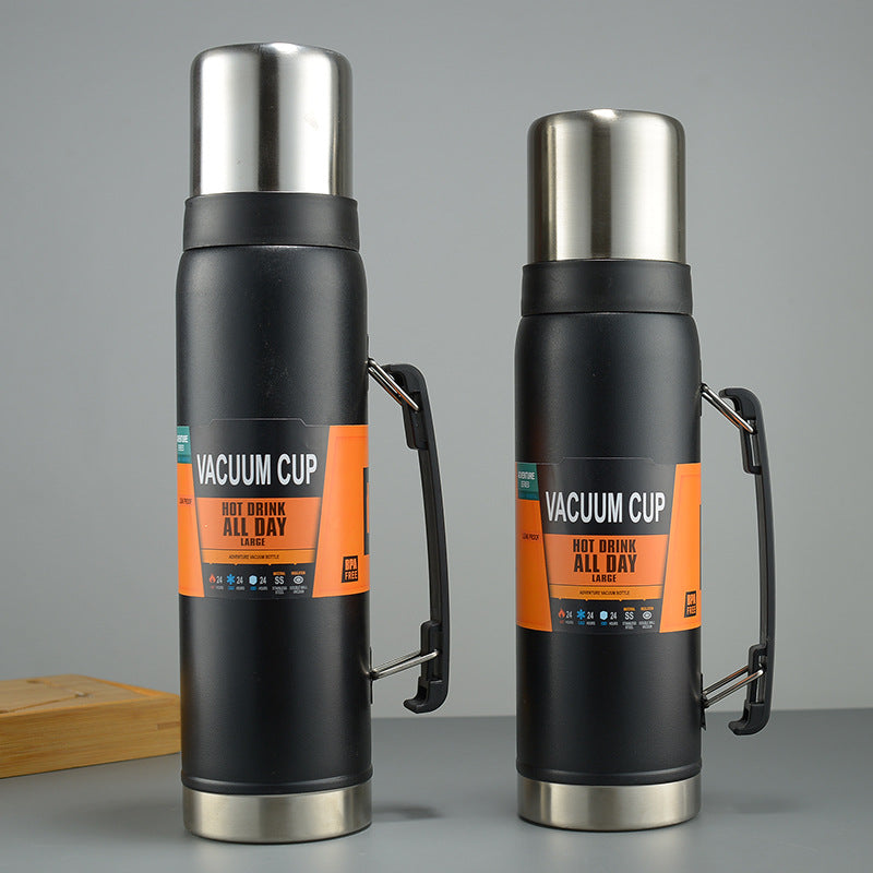 33 Oz/1000ml Water Bottle Vacuum Insulated Stainless Steel Bottle Thermal Bottle With Handle