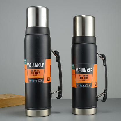 33 Oz/1000ml Water Bottle Vacuum Insulated Stainless Steel Bottle Thermal Bottle With Handle