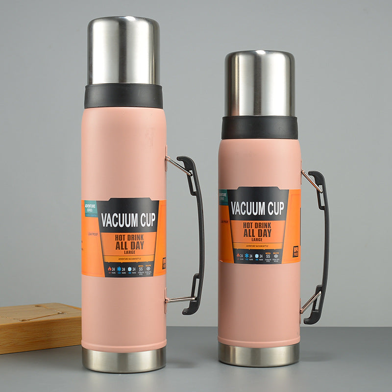 33 Oz/1000ml Water Bottle Vacuum Insulated Stainless Steel Bottle Thermal Bottle With Handle